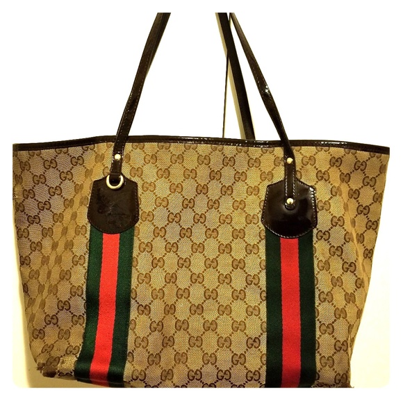 gucci monogram large tote